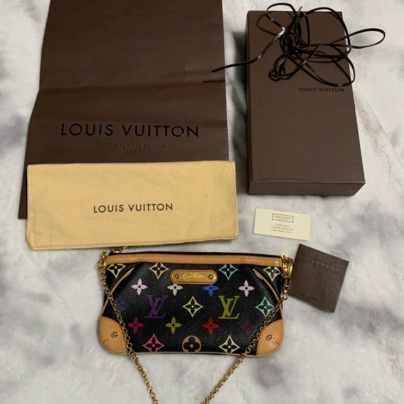 Authentic Louis Vuitton Multicolor Milla Clutch - Picture 2 of 11